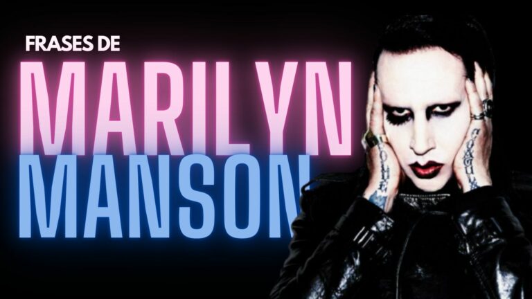 103 frases de Marilyn Manson sobre el amor, la belleza y el éxito
